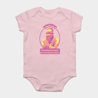 Confucius Portrait and Quote Baby Bodysuit